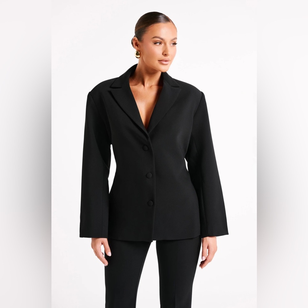 Meshki Addie Blazer, NWT, Black, Size S, Retail $125